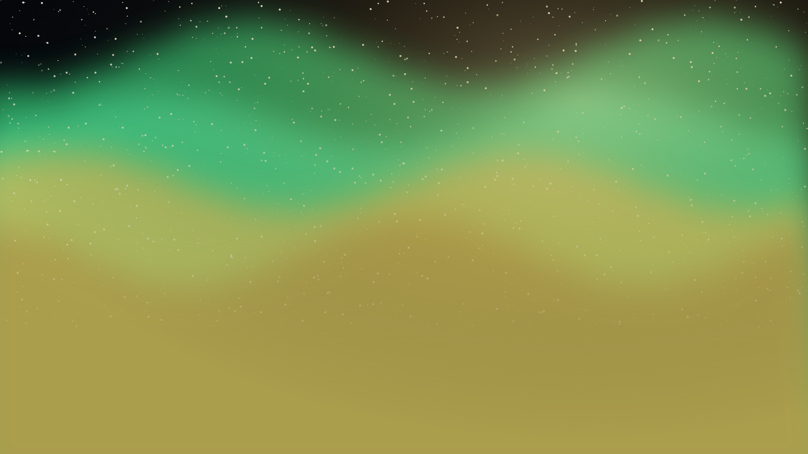 An abstract field of soft green and gold light drifting over a scatter of points, standing in for the 222,010 backtests behind the ranking.