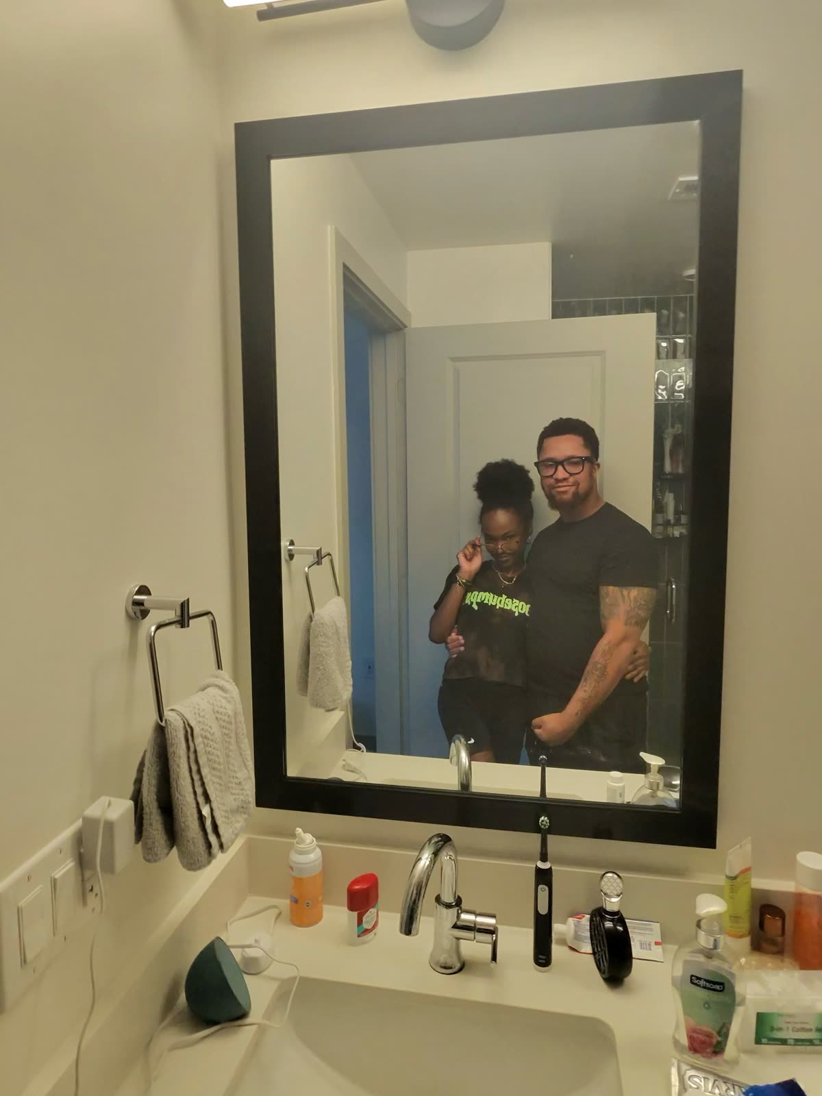 Tayllor and Austin together at home